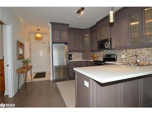 605-80 Orchard Point Road, Orillia, ON - Indoor Photo Showing Kitchen With Stainless Steel Kitchen