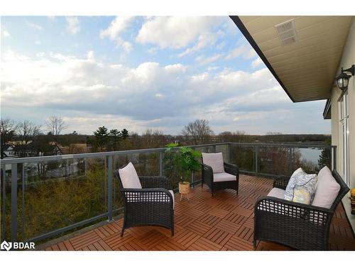 605-80 Orchard Point Road, Orillia, ON - Outdoor With Deck Patio Veranda With View With Exterior