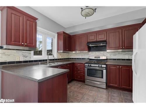 1951 Swan Street, Innisfil, ON - Indoor Photo Showing Kitchen With Double Sink