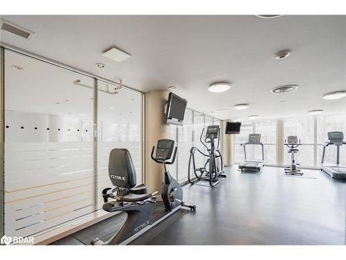 1702-225 Webb Drive, Mississauga, ON - Indoor Photo Showing Gym Room