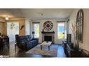 37 Marina Village Drive, Port Severn, ON  - Indoor Photo Showing Living Room With Fireplace 