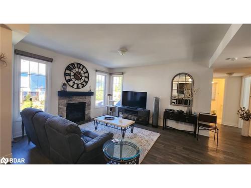 37 Marina Village Drive, Port Severn, ON - Indoor Photo Showing Living Room With Fireplace