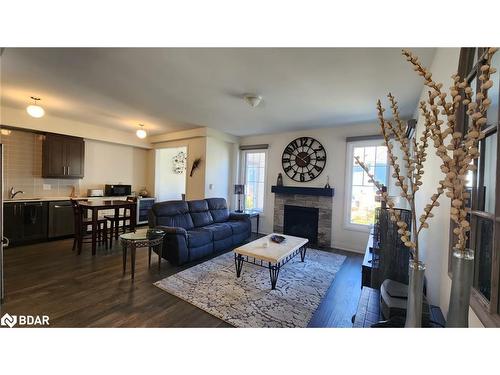 37 Marina Village Drive, Port Severn, ON - Indoor Photo Showing Living Room With Fireplace