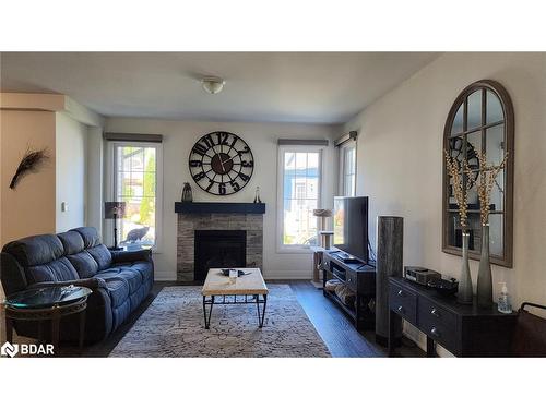 37 Marina Village Drive, Port Severn, ON - Indoor Photo Showing Living Room With Fireplace