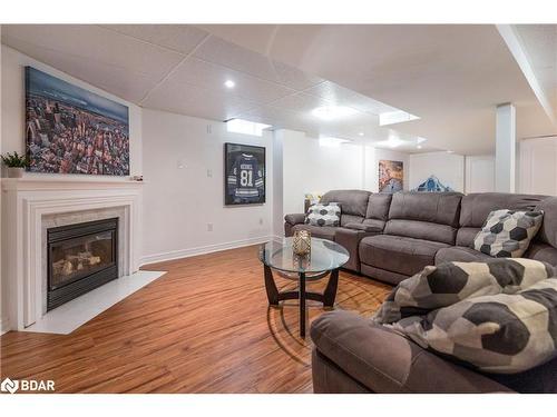 72 Gore Drive, Barrie, ON - Indoor Photo Showing Living Room With Fireplace