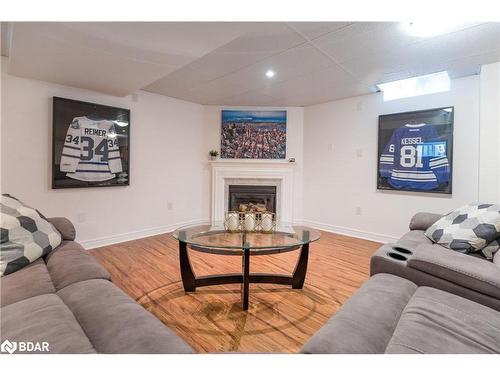 72 Gore Drive, Barrie, ON - Indoor Photo Showing Living Room With Fireplace