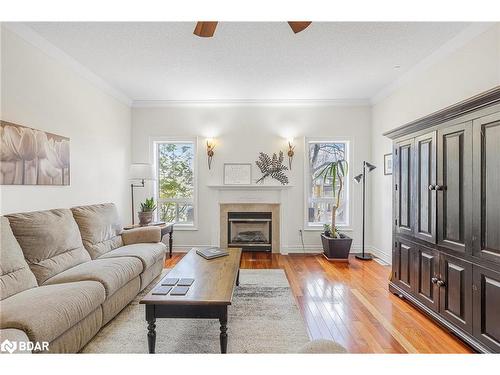 473 Haines Street, Beeton, ON - Indoor Photo Showing Living Room With Fireplace