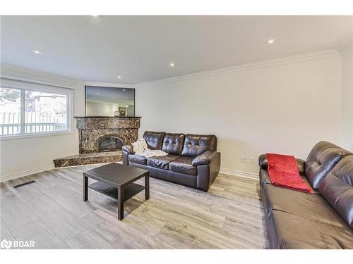 40 Mullen Drive, Vaughan, ON - Indoor Photo Showing Living Room With Fireplace