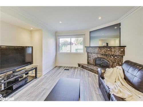 40 Mullen Drive, Vaughan, ON - Indoor Photo Showing Living Room With Fireplace