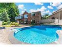 36 Glen Oak Court, Barrie, ON  - Outdoor With In Ground Pool With Deck Patio Veranda With Backyard 