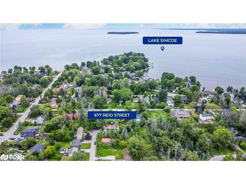 677 Reid Street, Innisfil, ON - Outdoor With Body Of Water With View