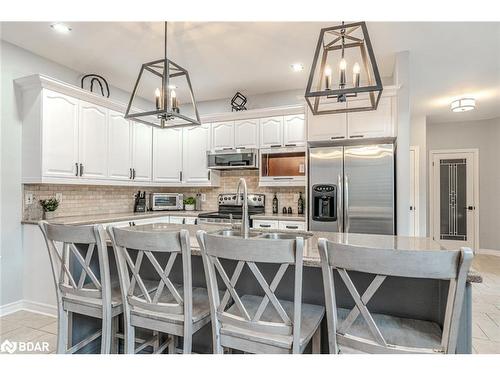 30 Lloyd Cook Drive E, Springwater, ON - Indoor Photo Showing Kitchen With Stainless Steel Kitchen With Upgraded Kitchen