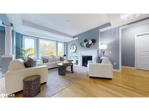 32 Forest Edge Crescent Crescent, Holland Landing, ON - Indoor Photo Showing Living Room With Fireplace