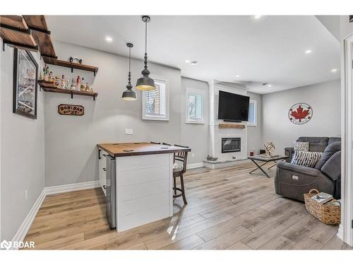 61 Collier Crescent, Angus, ON - Indoor With Fireplace