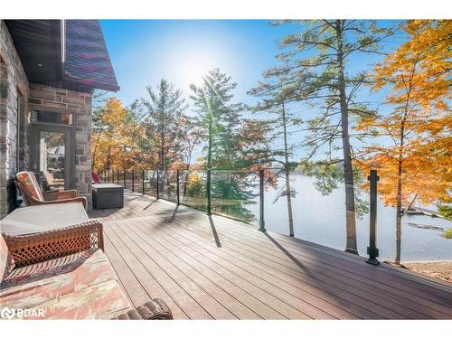 4245 Delta Road, Severn Bridge, ON - Outdoor With Body Of Water With Deck Patio Veranda