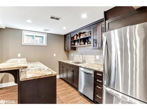 75 Ruffet Drive, Barrie, ON - Indoor Photo Showing Kitchen With Stainless Steel Kitchen With Upgraded Kitchen