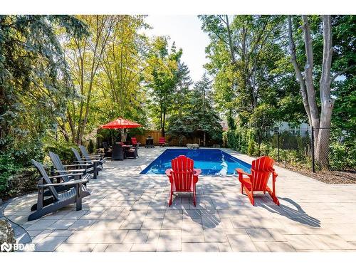 60 High Street, Barrie, ON - Outdoor With In Ground Pool With Backyard