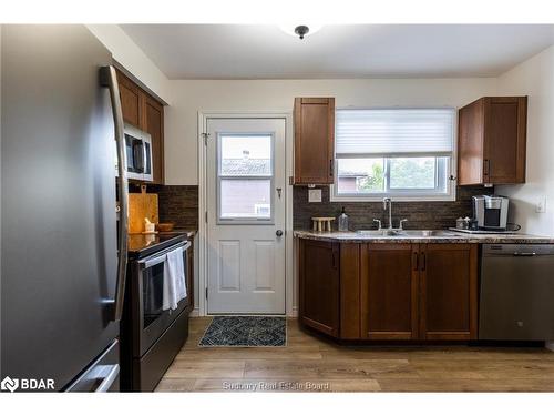 2644 Dorsett Drive, Sudbury, ON - Indoor Photo Showing Kitchen With Double Sink