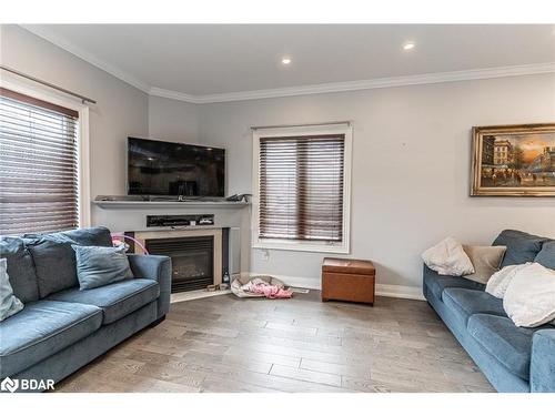 104 Stanley Street, Barrie, ON - Indoor Photo Showing Living Room With Fireplace