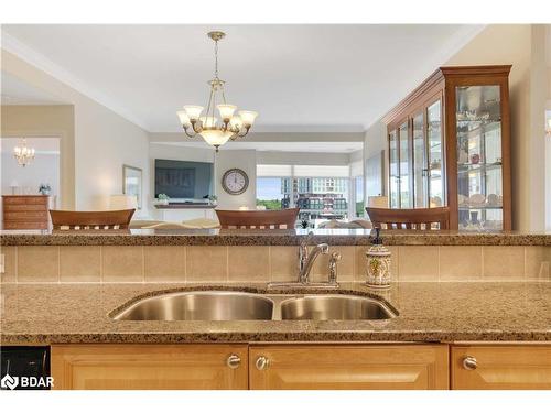 1210-6 Toronto Street, Barrie, ON - Indoor Photo Showing Kitchen With Double Sink