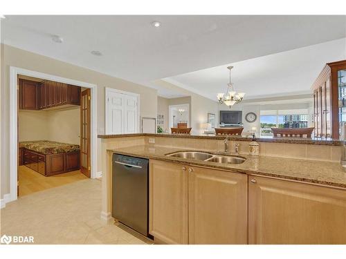 1210-6 Toronto Street, Barrie, ON - Indoor Photo Showing Kitchen With Double Sink