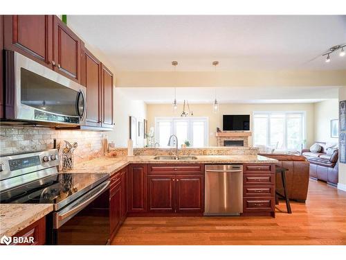 52 Drummond Drive, Penetanguishene, ON - Indoor Photo Showing Kitchen With Double Sink