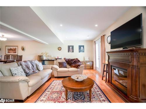 52 Drummond Drive, Penetanguishene, ON - Indoor Photo Showing Living Room With Fireplace