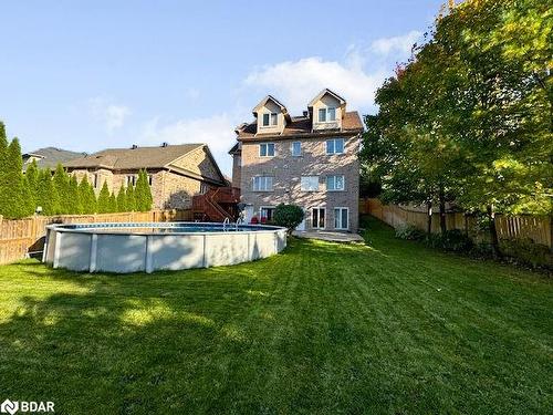 36 Stapleton Place, Barrie, ON - Outdoor With Above Ground Pool With Backyard