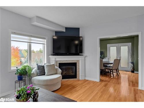 36 Stapleton Place, Barrie, ON - Indoor Photo Showing Living Room With Fireplace