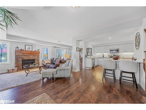 7 Links Trail, Port Severn, ON - Indoor Photo Showing Living Room With Fireplace