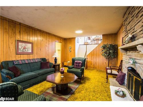 279 Cook Street, Barrie, ON - Indoor Photo Showing Living Room With Fireplace