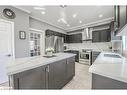 61 Carley Crescent, Barrie, ON  - Indoor Photo Showing Kitchen With Stainless Steel Kitchen With Double Sink With Upgraded Kitchen 