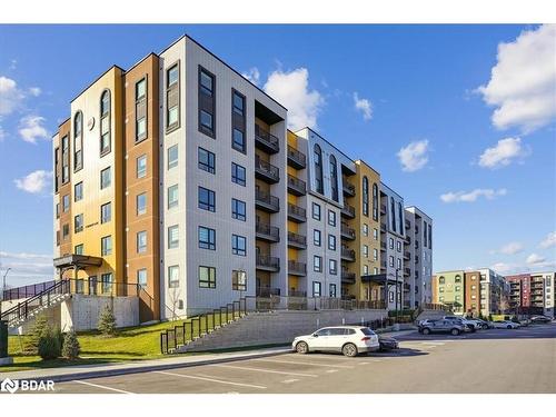 402-8 Culinary Lane, Barrie, ON - Outdoor With Balcony With Facade