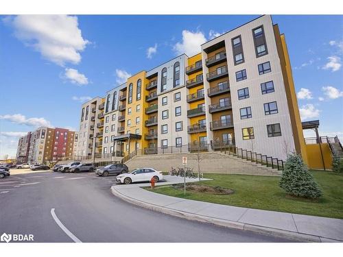 402-8 Culinary Lane, Barrie, ON - Outdoor With Balcony With Facade