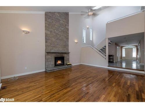 57 Lake Avenue, Ramara, ON - Indoor With Fireplace