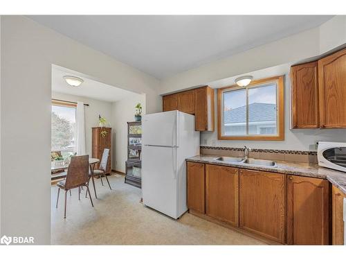 133 Gunn Street, Barrie, ON - Indoor Photo Showing Kitchen With Double Sink