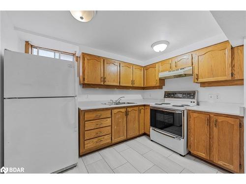 133 Gunn Street, Barrie, ON - Indoor Photo Showing Kitchen With Double Sink