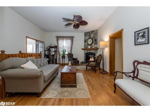 1048 Fern Road, Innisfil, ON - Indoor Photo Showing Living Room With Fireplace