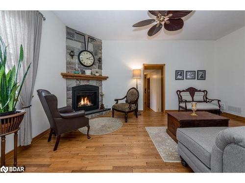 1048 Fern Road, Innisfil, ON - Indoor Photo Showing Living Room With Fireplace