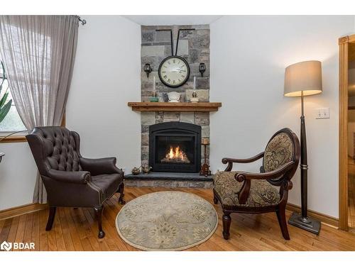 1048 Fern Road, Innisfil, ON - Indoor Photo Showing Living Room With Fireplace