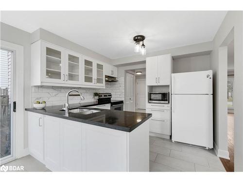 36 Carr Drive, Barrie, ON - Indoor Photo Showing Kitchen With Double Sink