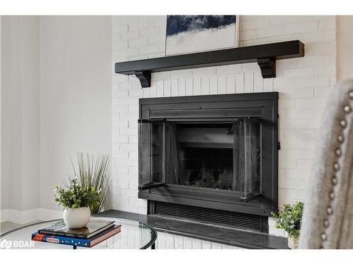 36 Carr Drive, Barrie, ON - Indoor Photo Showing Living Room With Fireplace