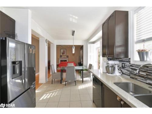 17 Via Romano Way, Brampton, ON - Indoor Photo Showing Kitchen With Double Sink