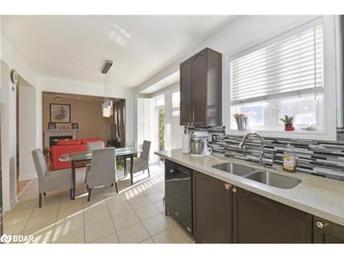 17 Via Romano Way, Brampton, ON - Indoor Photo Showing Kitchen With Double Sink