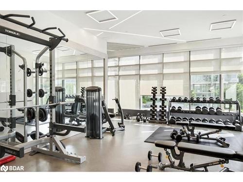 201-15 Brunel Court, Toronto, ON - Indoor Photo Showing Gym Room