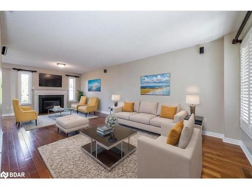 40 Livia Herman Way, Barrie, ON - Indoor Photo Showing Living Room With Fireplace