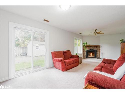 50 James Street, Barrie, ON - Indoor Photo Showing Living Room With Fireplace