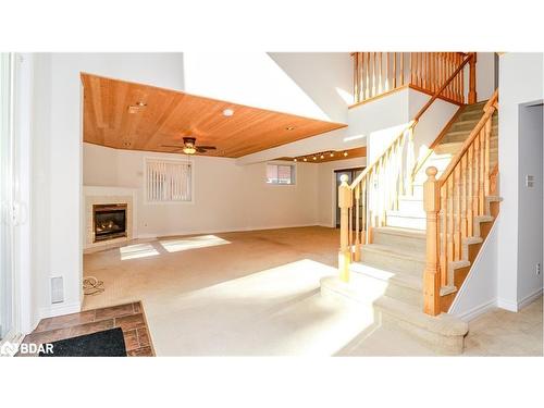 156 Columbia Road, Barrie, ON - Indoor Photo Showing Other Room With Fireplace