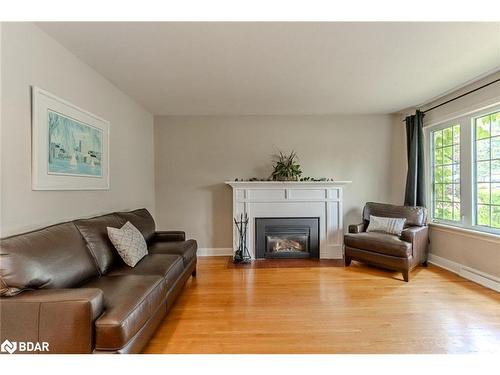 9 Orchard Drive, Barrie, ON - Indoor Photo Showing Living Room With Fireplace