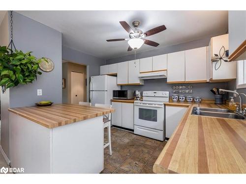 23 Brennan Avenue, Barrie, ON - Indoor Photo Showing Kitchen With Double Sink